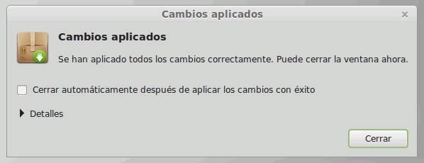 Mint 17 - Instalación terminada