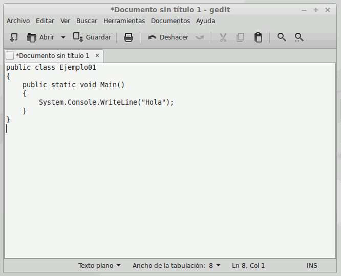 Mint 17 - gedit