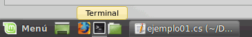 Mint 17 - Lanzar terminal